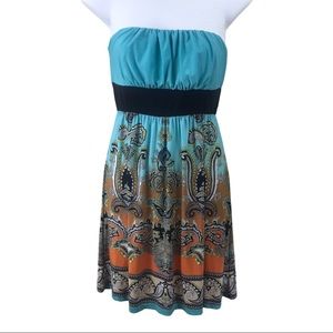 Cruise Wear Body Central Beach Dress Medium Strapless